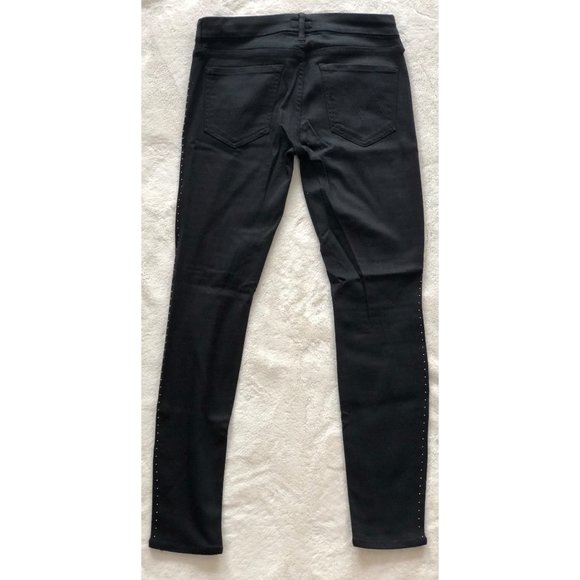 MOTHER The Ankle Zip Looker “Big Black Stud” Jeans - Size 27 - Picture 7 of 14